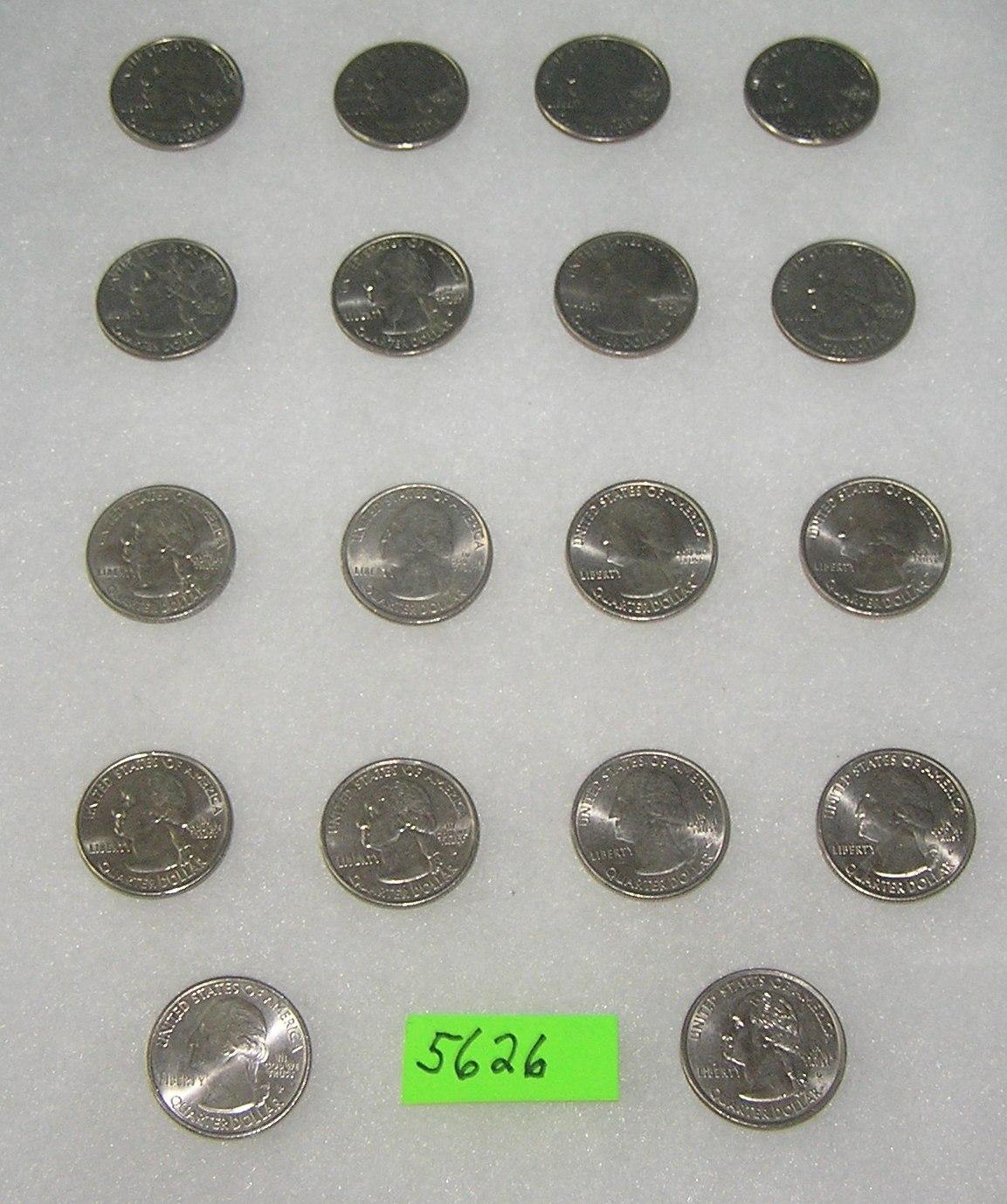 Group of US state quarters