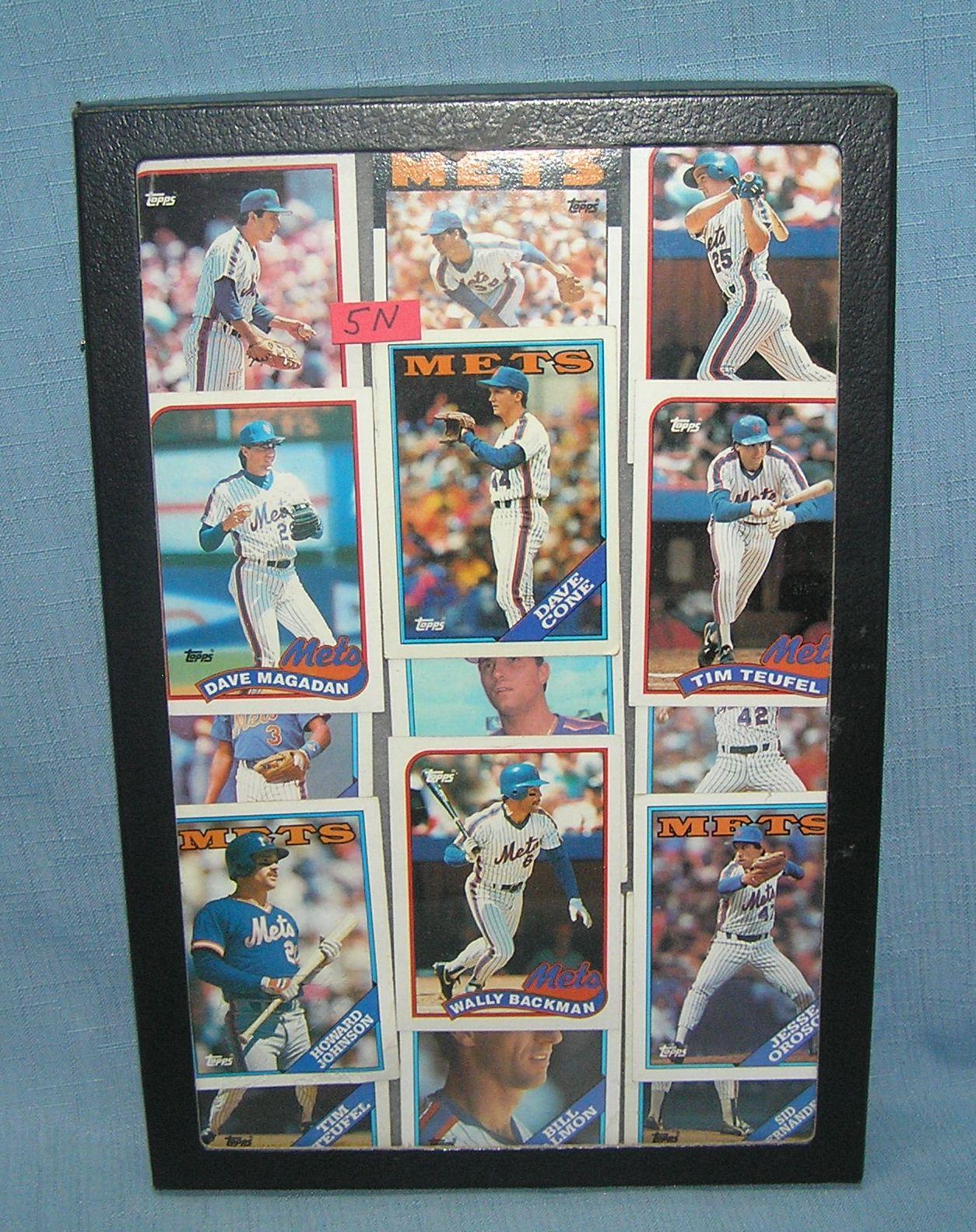 Group of vintage NY Mets baseball cards