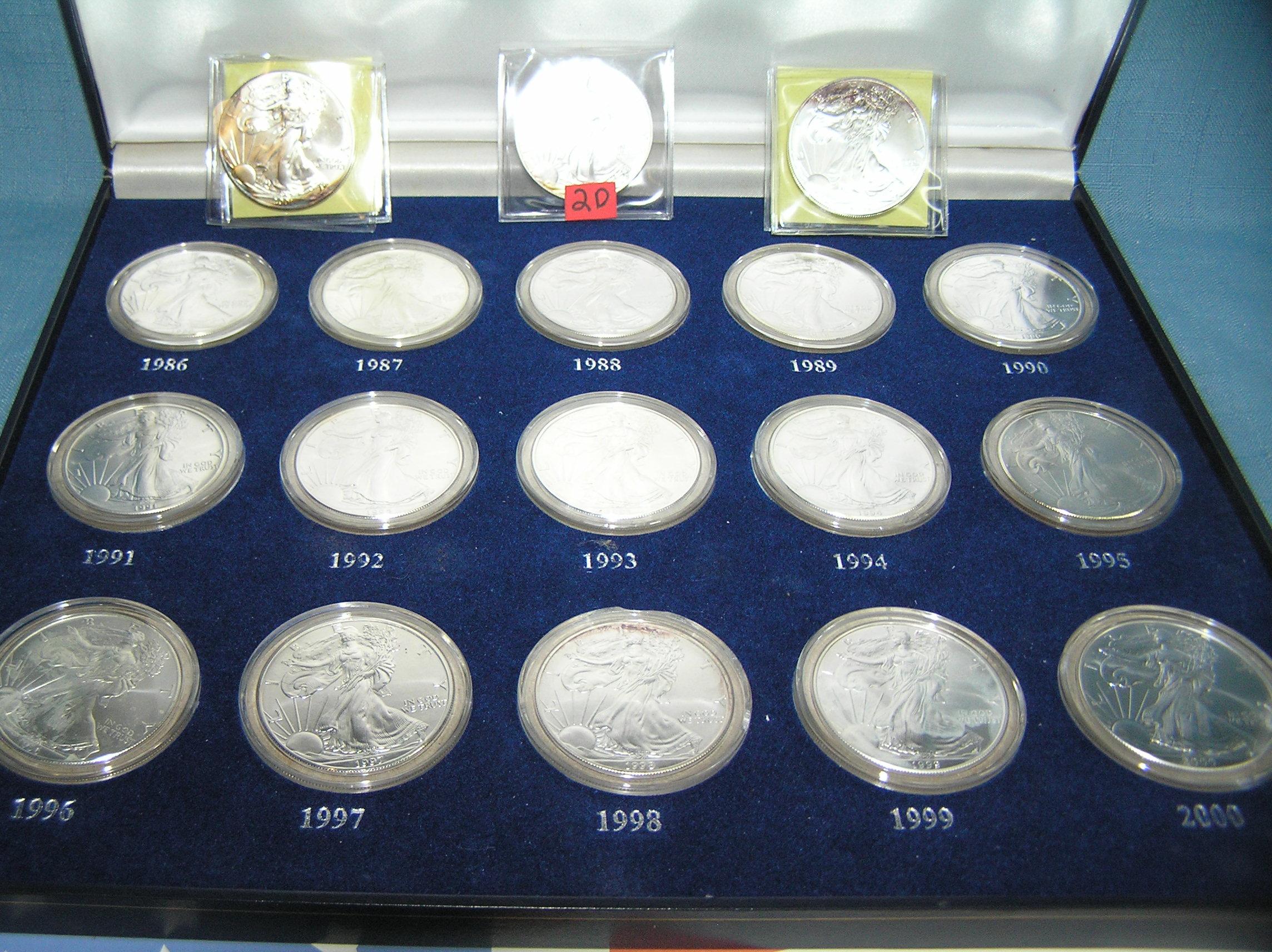 America's largest American silver dollar collection