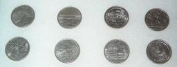 Collection of vintage US state quarters