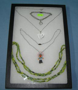 Collection of vintage costume jewelry