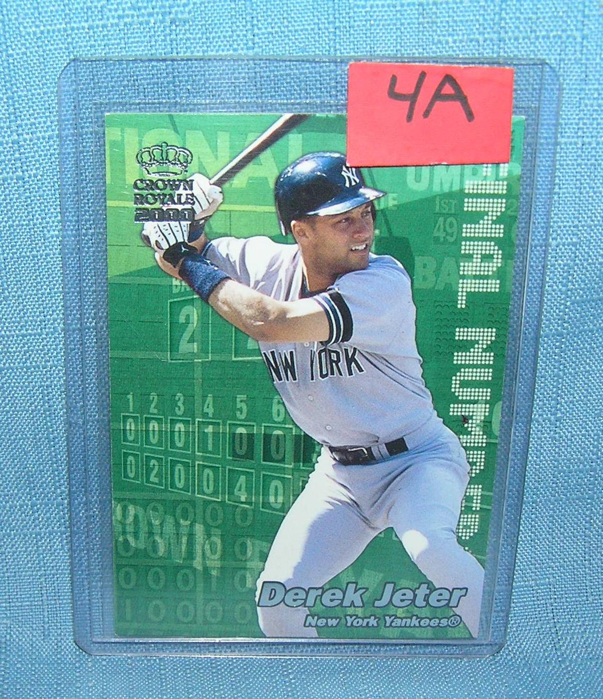 Vintage Derek Jeter all star baseball card