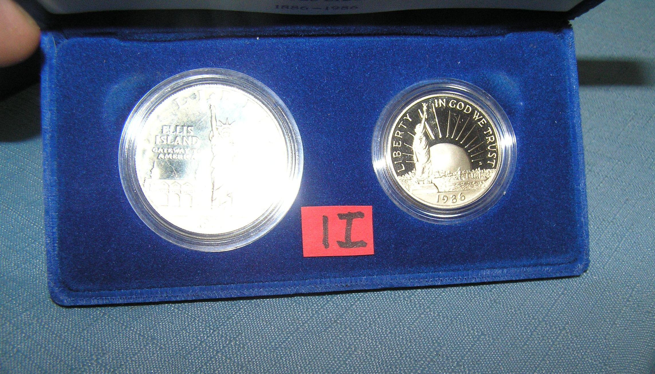 Statue of Liberty and Ellis Island commemorative coin