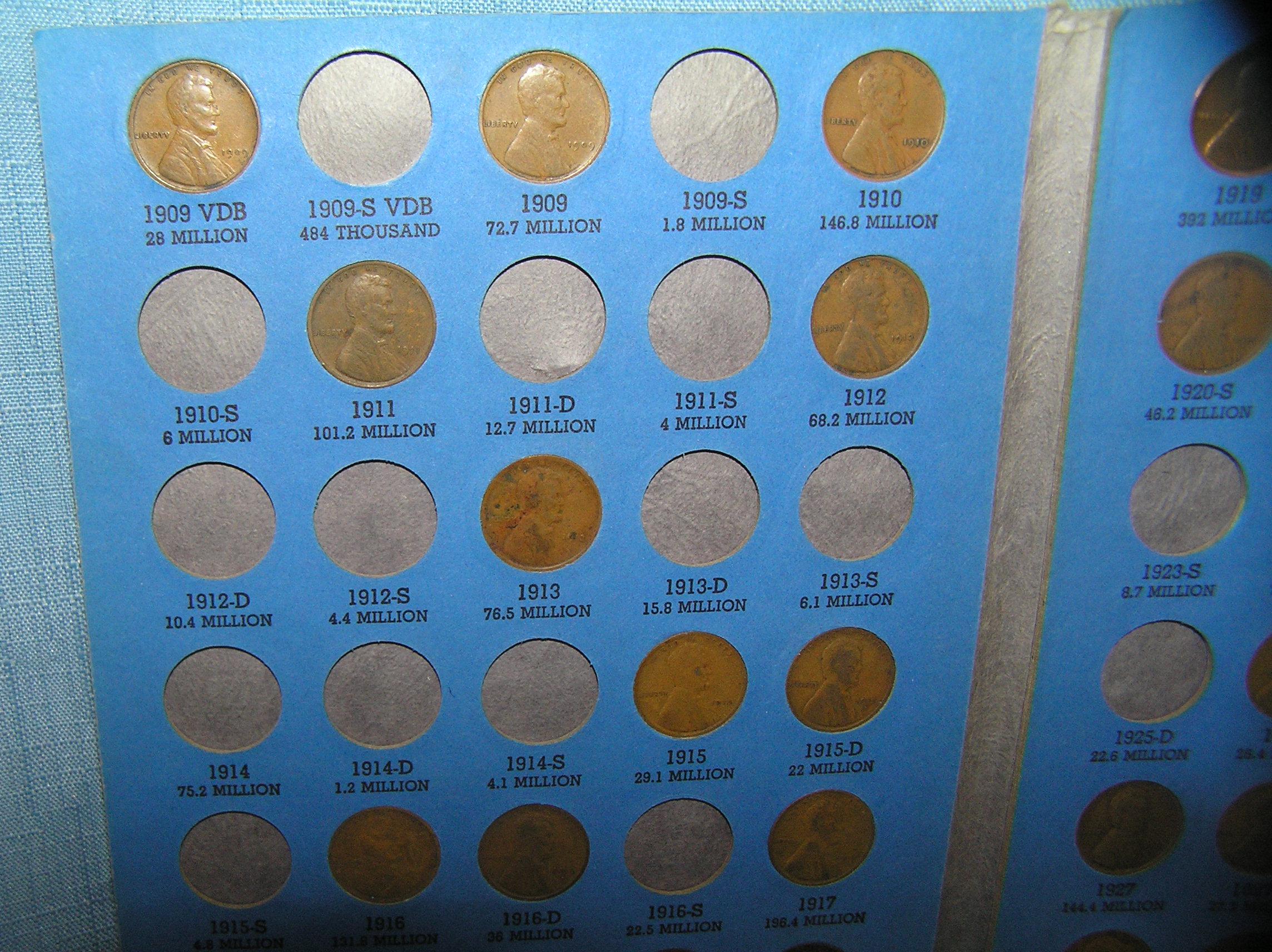 Great early Lincoln penny collection 1909-1940S