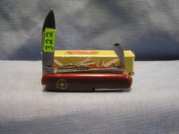 Vintage Swiss Army knife with original box