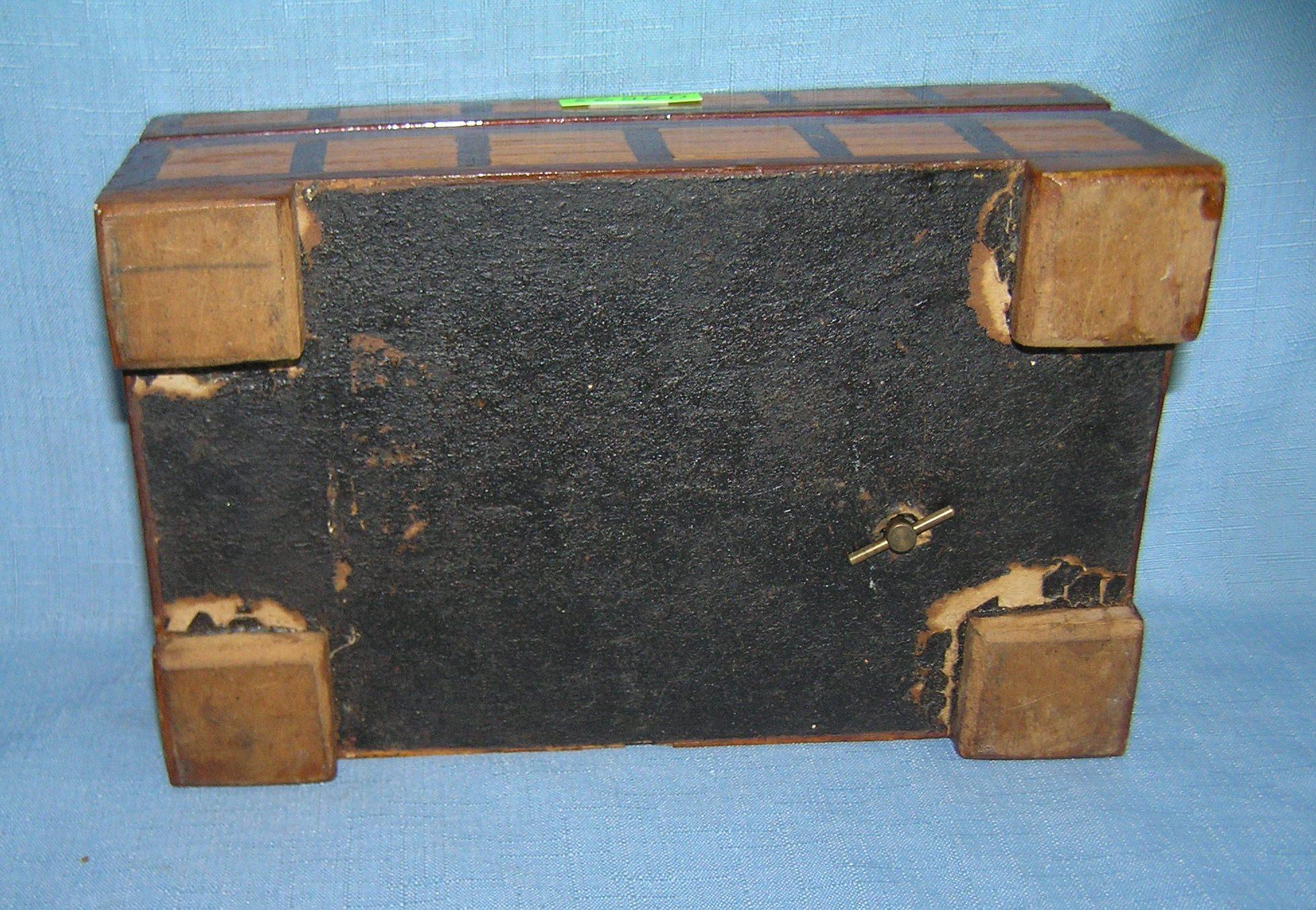 Early folk art hand made jewelry box