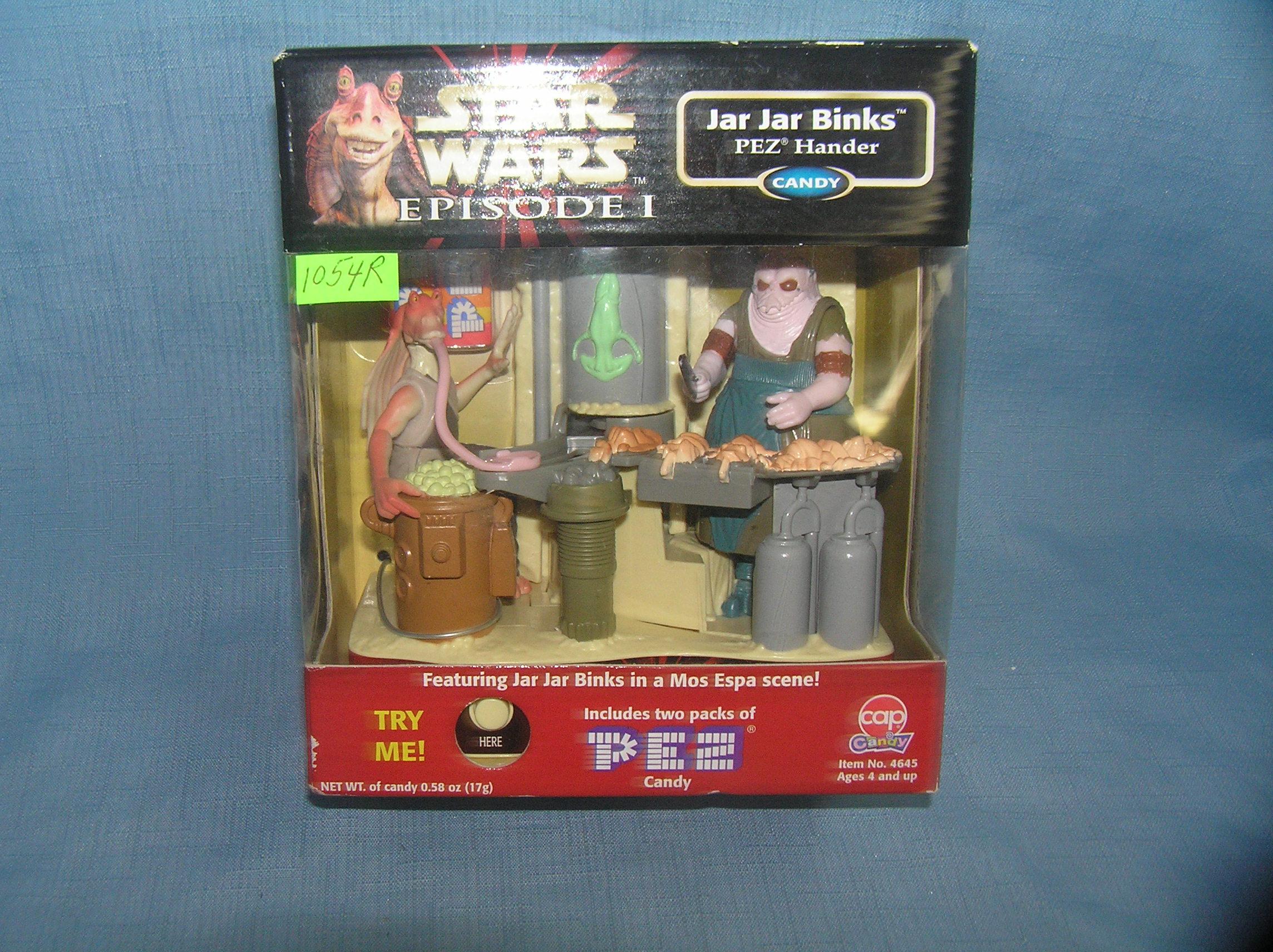 Vintage Star Wars Jar Jar Binks figural pex hander