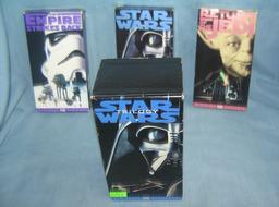 Vintage Star Wars trilogy movie set