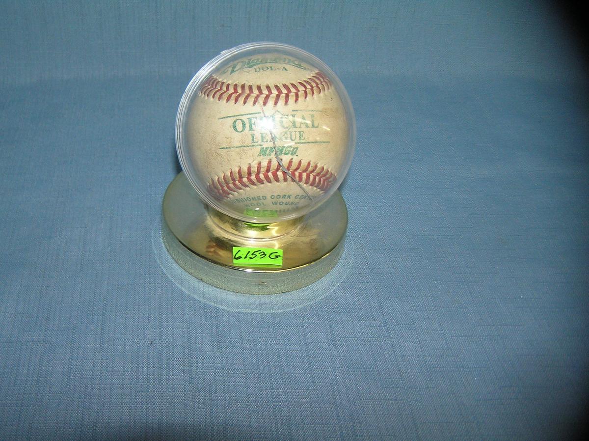 Diamond official league promotional leather baseball