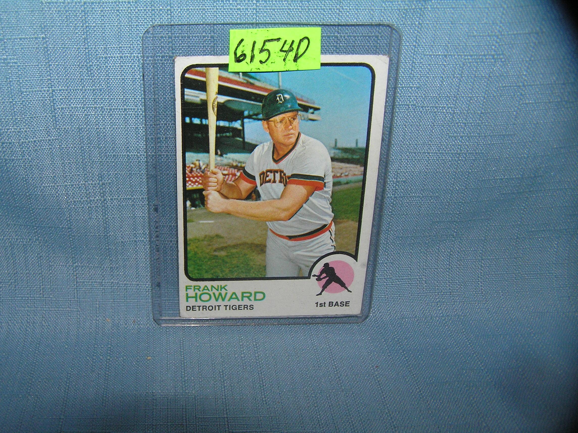 Vintage Frank Howard all star baseball card