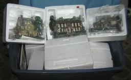 Thomas Kinkade Snow Village houses and buildings