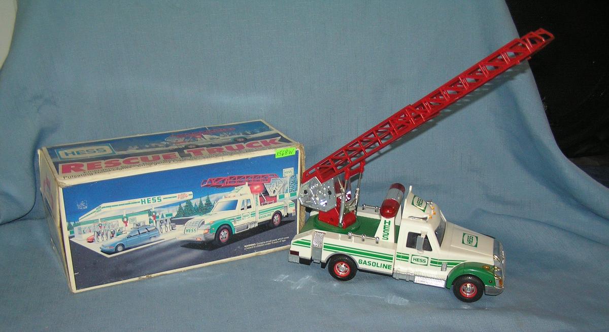 Vintage HESS rescue truck with original box