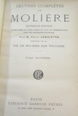 Complete works of Moliere volume 3