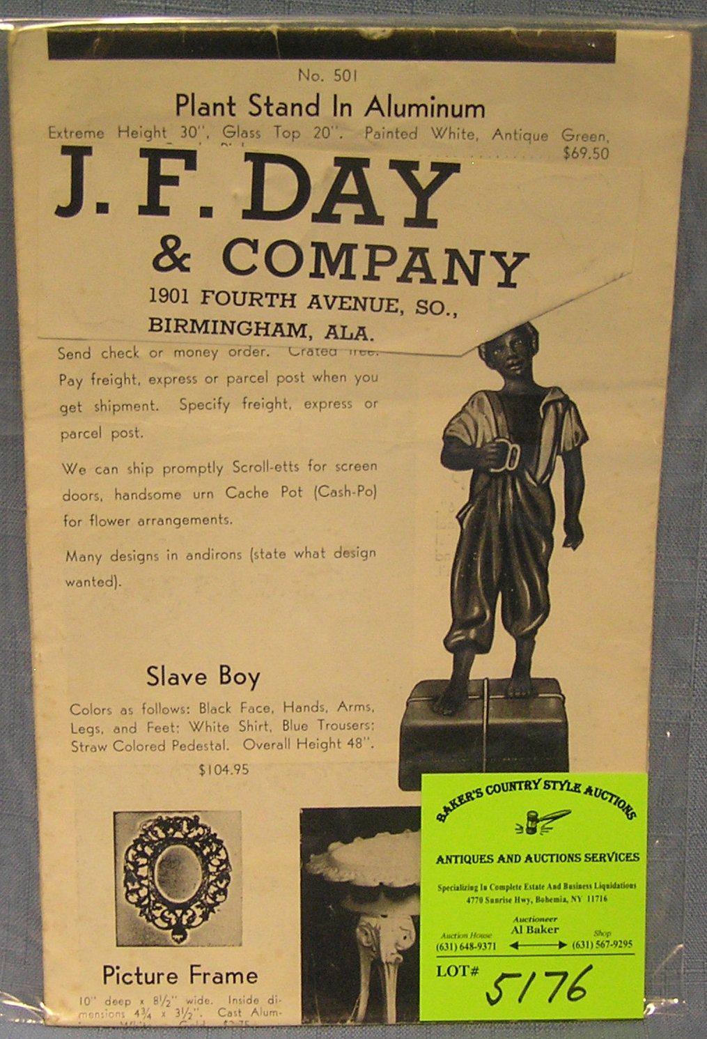 J.F. Day and company vintage wholesaler’s catalog