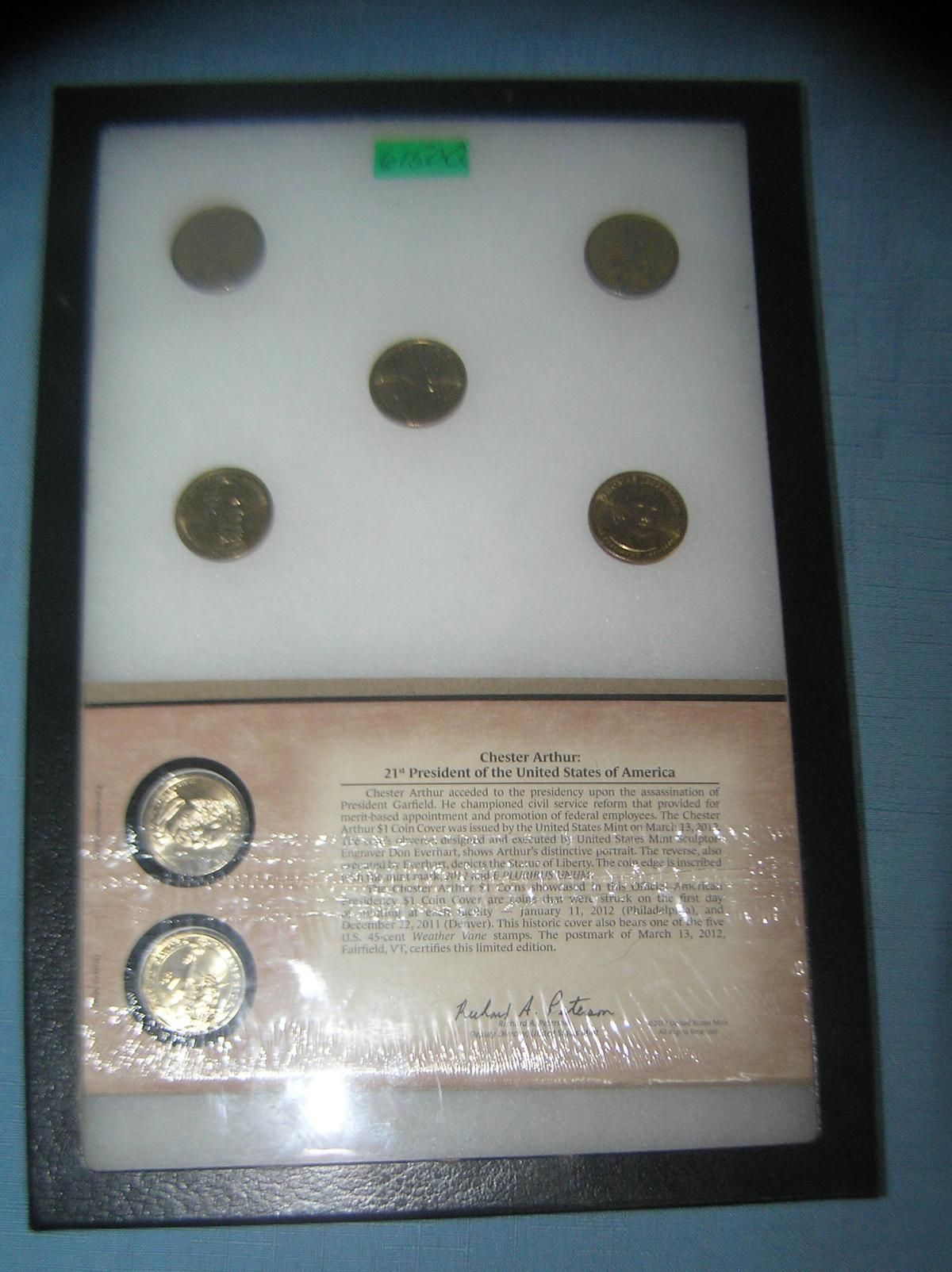 Presidential and Sacajawea golden dollar coins