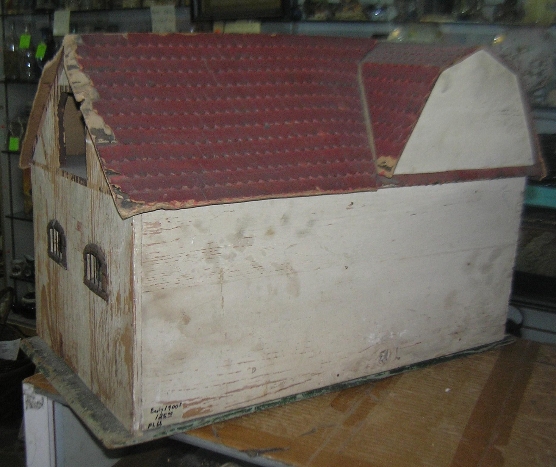 Antique barn shaped model/building/child's play house