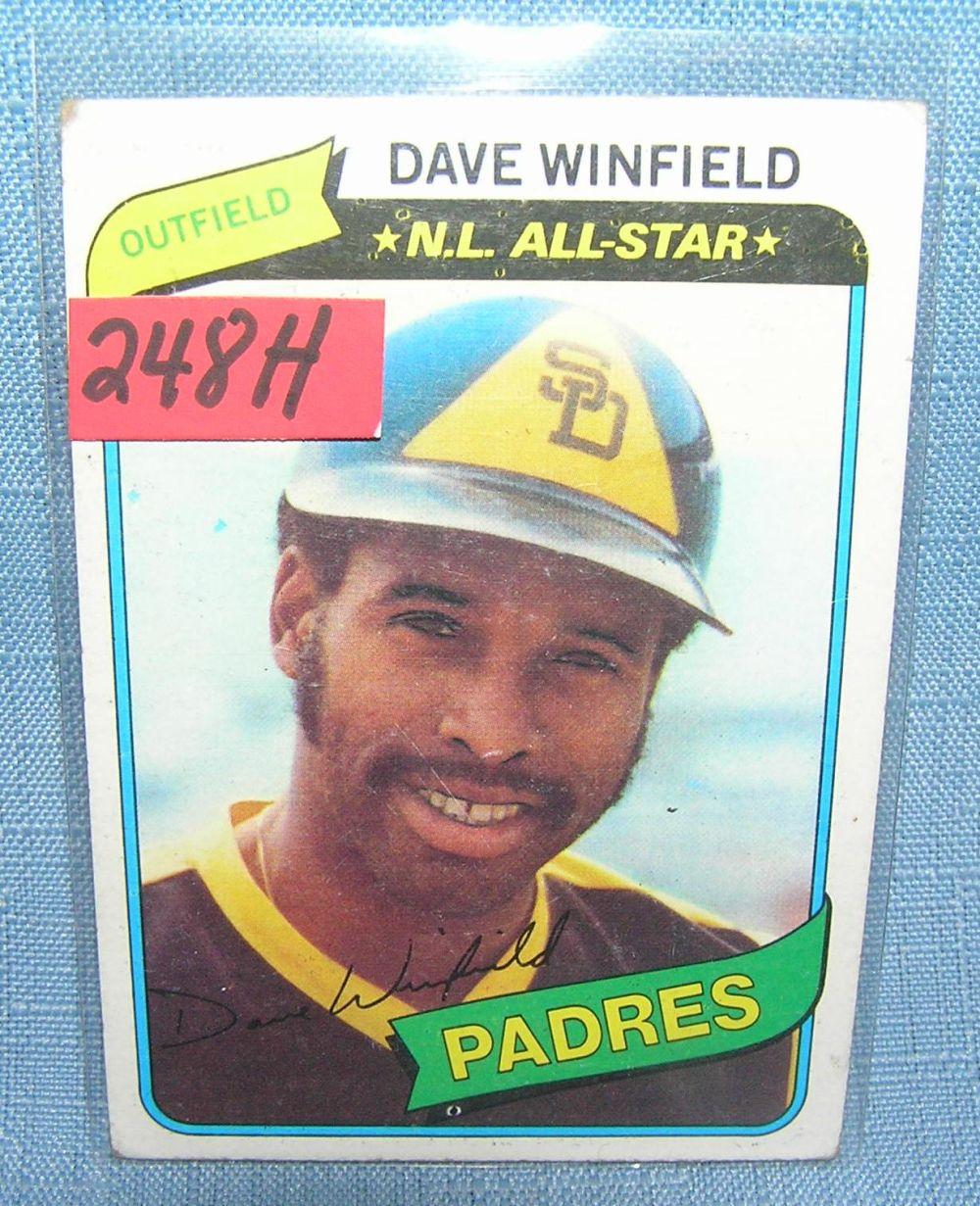 Dave Winfield Baseball card