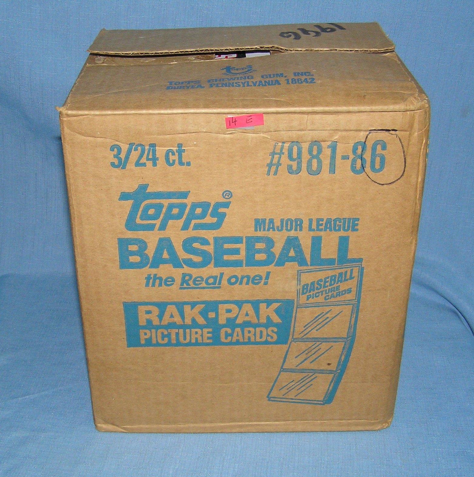 Topps factory sealed unopened case of baseball cards