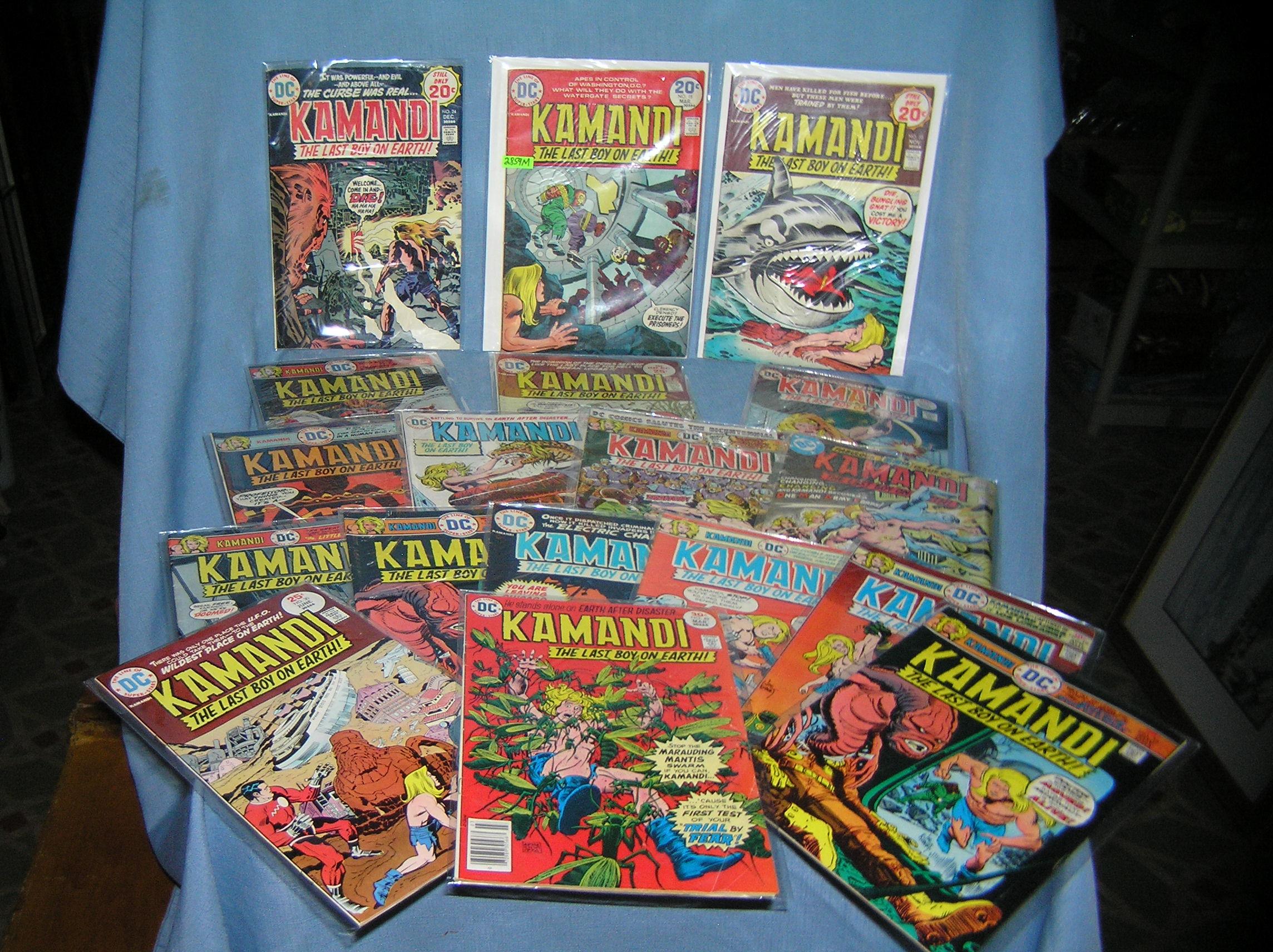 Kamandi the last boy on earth comic books