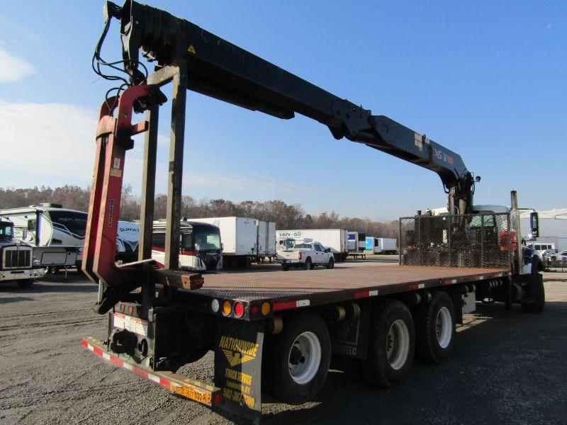 2012 International 7600 Flatbed w/ Crane