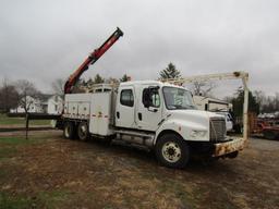 2010 Freightliner M2106 Utility w/ Crane & Rail Gears