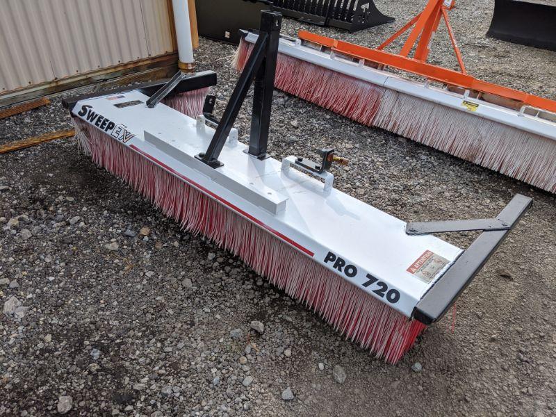 6' Sweep EXV Pro 720 3PT Broom Attachment