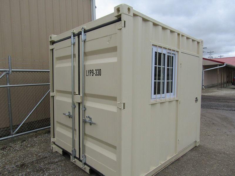 9' Container W/ Door & Window