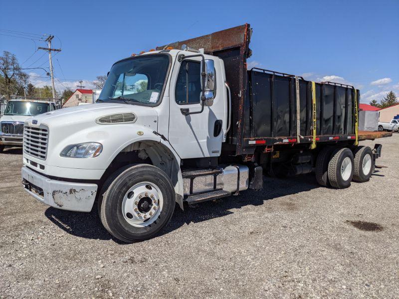 2012 Freightliner M2 Flatbed Dump w/ Moffett Hookup