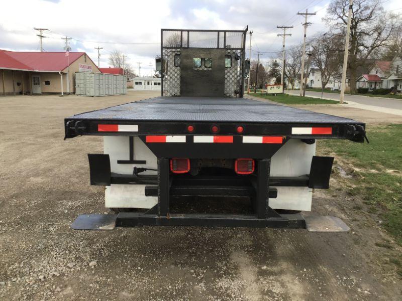 2003 Freightliner FL112 Flatbed W/ Moffett Hookup