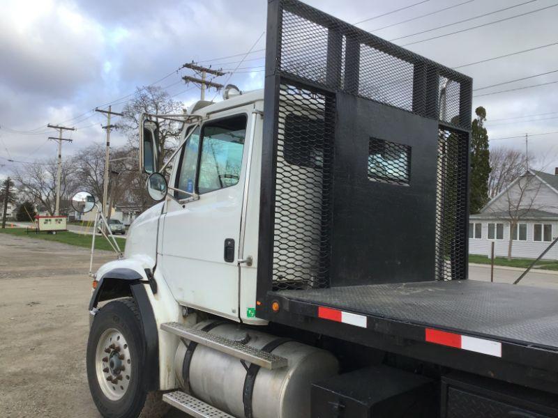 2003 Freightliner FL112 Flatbed W/ Moffett Hookup