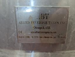 Allied Beverage Tanks 40 Bbl Hot Liquor Tank