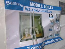 Bastone 110V Portable Toilets With Double Closestools