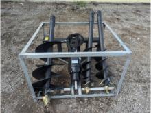 Greatbear Skid Steer auger with three bits