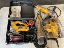 Assorted Dewalt Electric Tools