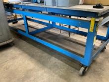 10'x3' Rolling Work Table