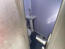 Double Stall Portable Toilet