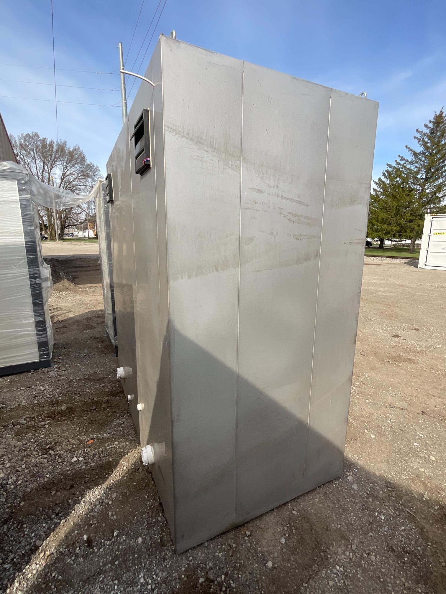 Double Stall Portable Toilet