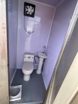 Double Stall Portable Toilet