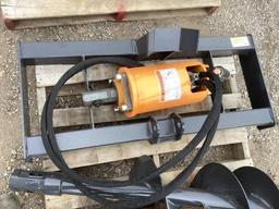 Wolverine Skid Steer Auger W/ 12" 18" Bits