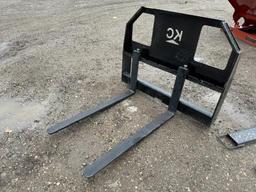 42" KC Skid Steer Forks