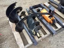 Wolverine Skid Steer Auger W/ 12"& 18" Bits