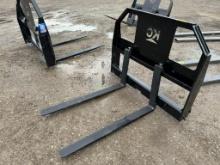 42" KC Skid Steer Forks