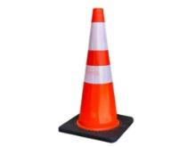 (50) 28" Tall Safety Traffic Cones