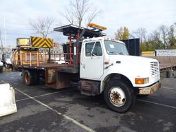 1994 International 4700 Single Axle Attenuator Truck