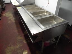 Eagle 63.5" Sealed 4-Well Electric Stationary Hot Food Table, m/n SHT4-120