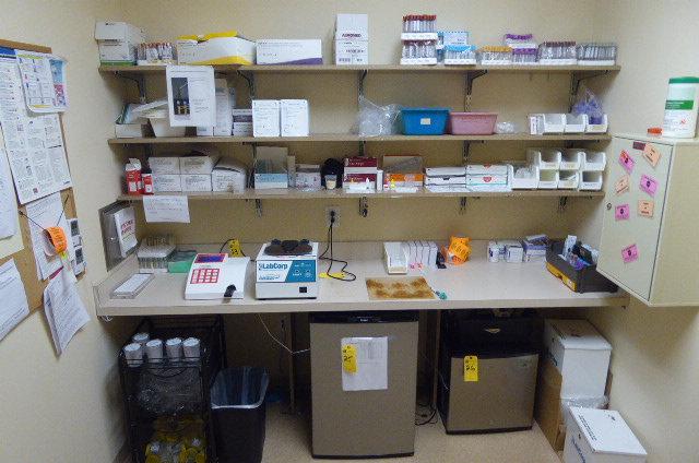 Contents of Room: Asst. Medical Supplies  (Cabinets & Sink NOT Included)  (Lot)