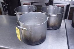 Aluminum Stock Pots, Asst.