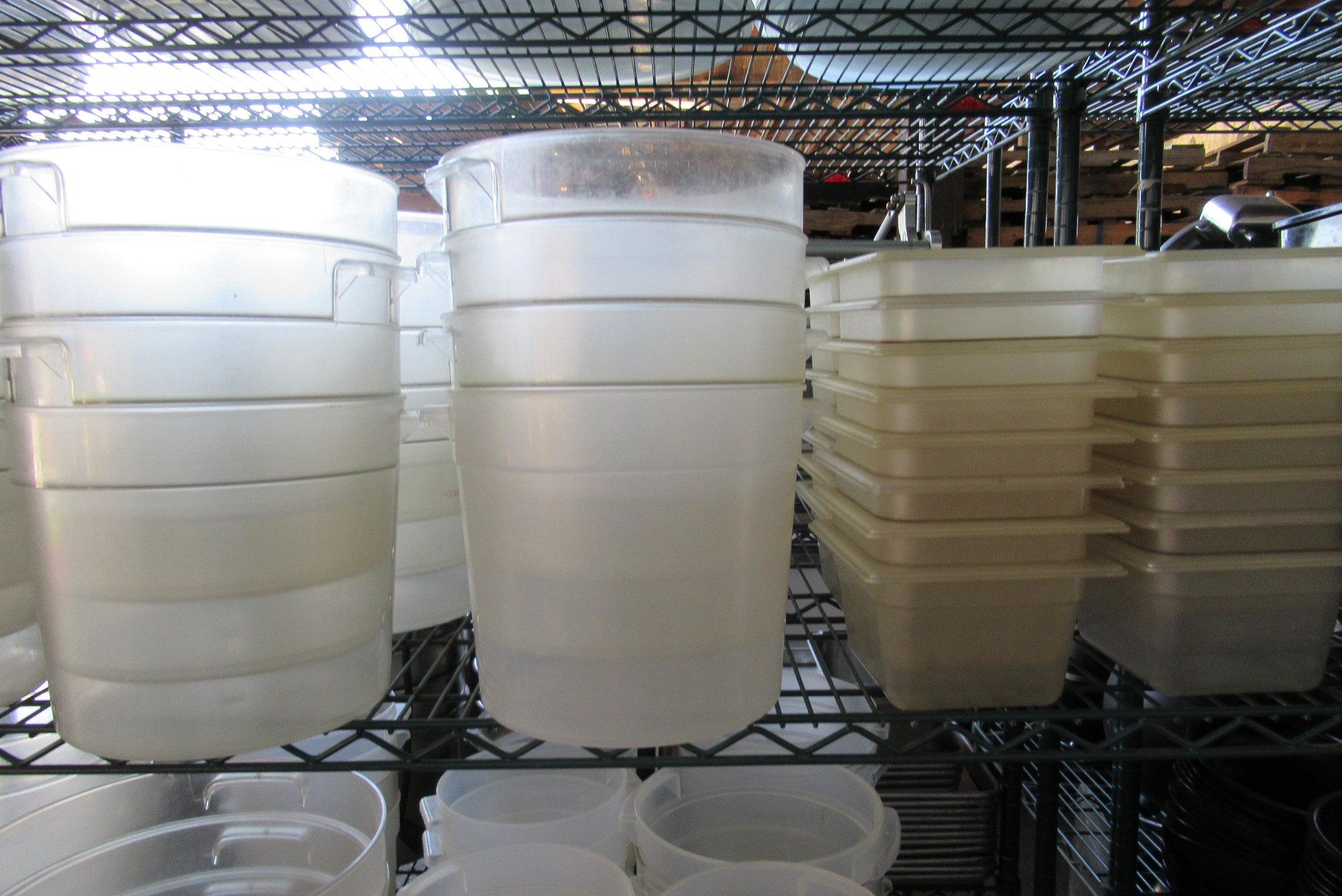 Plastic Storage Containers, Asst.  (Lot)