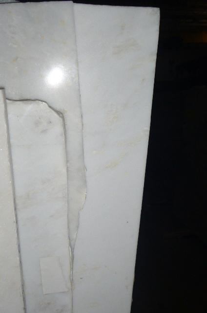 Stone Slab, 3 CM Thick, Mystery White Polished, 122"x76"