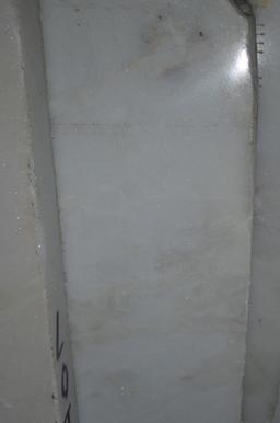 Stone Slab, 3 CM Thick, King White Polished, 115"x69"